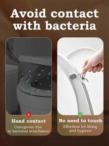 2pcs Plastic Toilet Seat Lifter, Manual Non-Electric Toilet Seat Raiser, Home Drawer Pulls, Bathroom Accessories