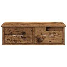 vidaXL Wandschrank in Altholz-Optik, 60x26x18,5 cm, Holzwerkstoff - Giallo - Visualizzare 4