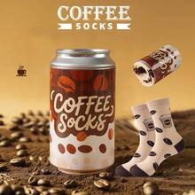 Vớ CREATOR SOCKS 1 đôi, nhiều màu sắc, dài đến bắp chân, hộp quà tặng cho cặp đôi unisex, vớ mềm mại họa tiết cà phê độc đáo, thiết kế sáng tạo lấy cảm hứng từ thực phẩm, thoải mái và đa năng, thích hợp cho sinh nhật, Ngày Valentine, Lễ Phục Sinh, Ramadan, hẹn hò, họp mặt gia đình, tiệc tùng, ngày lễ. - Nhiều màu - Xem 13