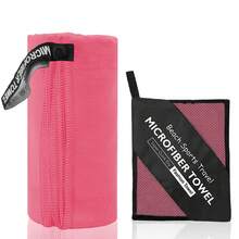 1 peça Toalha de secagem rápida para esportes ao ar livre, absorvente de suor, macia e de secagem rápida, toalha de praia de microfibra, toalha de viagem compacta e macia, toalha leve para adultos, toalha esportiva absorvente de suor, toalha de ioga, toalha de fitness, toalha absorvente de suor para viagens, ioga, praia, banho, natação, caminhada, escalada, fitness, mochila, piqueniques, piscinas, camping, itens essenciais de praia ou qualquer outro esporte