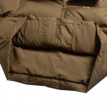 Puma Women's Down Jacket, Turn Down Collar, Warm & Comfortable Casual Padded Coat, 635807-93 - Chocolate Chips - View 7