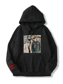 Uomo, Uomo Taglia Standard Pronto, Uomo Taglia Standard Personalizzato, Maglie Uomo Personalizzate, Uomo/Uomo Taglia Standard Pronto/Felpe e Felpe Uomo, Abbigliamento Sportivo, Casual, Ampio, Vacanza, all'aperto, Festival, Foto Personalizzata, Grafica Personalizzata, Puoi Usare La Tua Foto, Adatto Per Coppie, Scherzi, Regali A Sorpresa, Abbigliamento Sportivo Stile Boyfriend, Adatto Per Famiglia, Amici - nero - Visualizzare 3