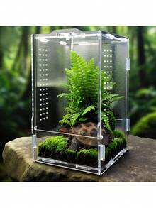 1pc Acrylic Spider Breeding Box, Insect Breeding Box, Suitable For Wolf Spiders, Snails, Mantis, Frogs And Other Small Reptiles
