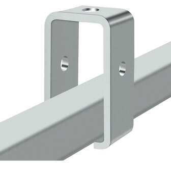 Channel Trolley Track Hanger Bracket - Sturdy Intermediate Support For 1-5/8" Tracks (Universal Fit, Heavy-Duty For Warehouse & Industrial Use)