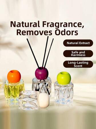 1 Set Flameless Fragrance Diffuser, Long Lasting Scent For Living Room, Bedroom, Office, Bathroom, Indoor Fragrance, Suitable For Christmas Tree, Snowflake, Gingerbread Man, Reindeer, Santa Claus, Wreath, Apple, High-End Gift For Family And Friends