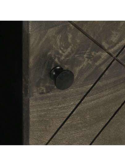 VidaXL Coffee Tafel 80x50x40 Cm Solid Mango Wood Zwart view 9