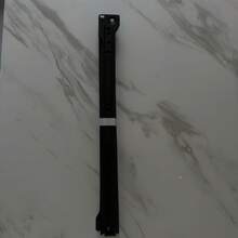 1 套黑色粉末涂层碳钢家具抽屉滑轨套件、抽屉轨道硬件、适合大多数底部/侧面安装抽屉、抽屉滚轮、梳妆台抽屉滑轨支架滚轮导轨、家具滑动柜抽屉滑轨