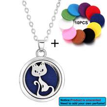 1pc Tree Of Life Aromatherapy Necklace With 10pcs Pads Perfume Essential Oil Diffuser Necklaces Alloy Stainless Steel Open Locket Pendant Diffuser Necklace Aroma Jewelry DIY Accessories - Multicolor - View 12