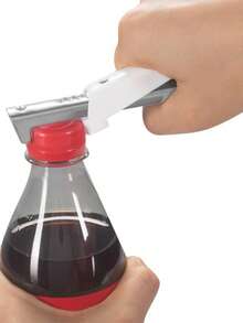 1pc Adjustable Stainless Steel Jar & Bottle Opener With Soft Rubber Grip - Ergonomic Design For Easy Lid Removal, Perfect For Pickles, Cans, And More - Ideal For Seniors And People With Low Strength, Jar Opener