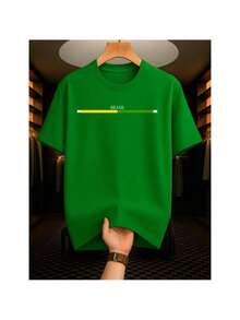 Camiseta Masculina Blusa Feminina Estampada Brasil 100% Algodão Camisa Unissex -Promoção Copa do Mundo Mais Barata - Verde - Visão 3