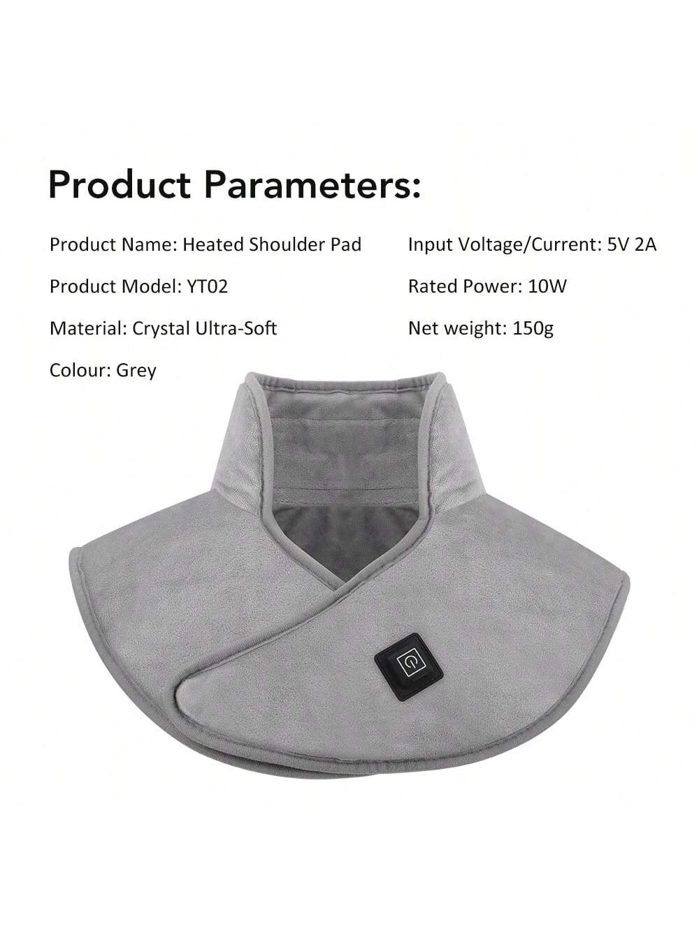 Hailicare وسادة كتف وعنق كهربائية التسخين مع 3 إعد...