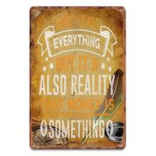 YY4 Classic Appeal, Money Isn't Everything" Vintage Aluminum Sign - 30.48cm X 20.32cm |   Humorous Retro Wall Decor For Home, Bar, For Man Cave & More |   Easy Hang Metal Art Gift - A - Xem 7