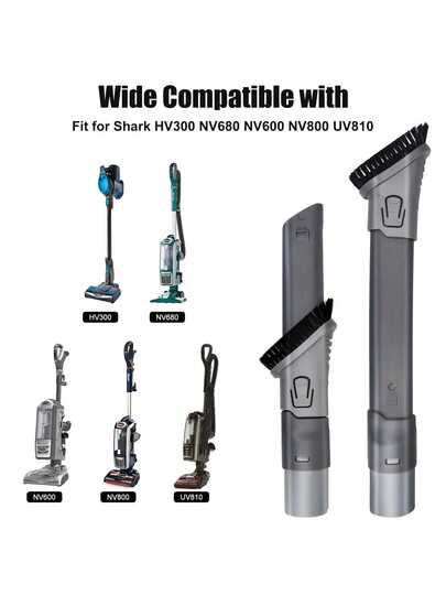 In Crevice Duster Tool Shark Stofzuiger Cleaners Rotator, Rocket, DuoClean, Apex, Navigator, NV752, NV751, NV650, NV680, HV322, HV301, AZ2001, HZ2002 Extended Reach Brush Attachment view 4