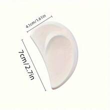 Professional Curved Stainless Steel Nail File - Half Moon Design For Smooth Manicure & Pedicure, Unscented Nail Care Tool For Salon & Home Use, Nail Tech Supplies