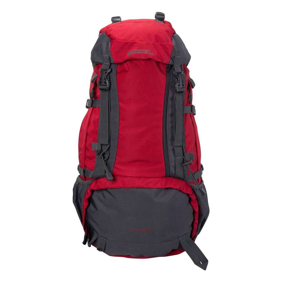Mountain Warehouse Venture Backpack (Red/Grey) - 100% Polyester - (MW1248) - Red - View 1