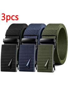 Tactical Belt For Outdoor Sports, Leisure, Canvas & Nylon Woven Belt Summer, School Fall, Autumn, Halloween Autumn-Winter Accessories,Suitable For Teens, Youth,Men,Casual, Outdoor, Athletic, Vacation, Graduation Gifts, Birthday, Daily Wear - Multicolor - View 21