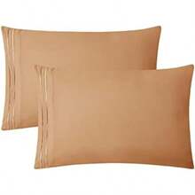 CLARA CLARK Premier 1800 Collection Hoja de Cama Set, Juego de sábanas 4 Piezas, Camel Gold, Talla(Moca claro King) - Tipo 8 - Ver 7