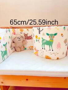 1 件婴儿和儿童床护栏，可拆卸和清洗，防摔防撞床保险杠，适合男孩和女孩的柔软床安全护栏，适合所有季节，节日礼物