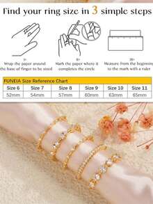 18K Gold Plated Elegant Multi-Layer Zirconia Ring For Women, Suitable For Daily Wear, Parties And Holidays, April Birthstone Gift, Luxury Jewelry | Refined Style | Exquisite Quality