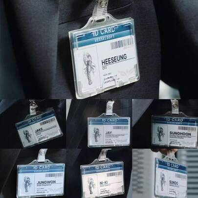 EN/HYPEN Pendant, Badge-Style Accessory, SUNGHOON, NIKI, JUNGWON Merchandise Pendant, EN/HYPEN "No Doubt" MV Teaser Photo Same Style Badge Pendant, Fan Support Goods, Holiday & Birthday Gift