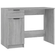 vidaXL Schreibtisch Grau Sonoma 100x50x75 Cm Holzwerkstoff - Grey - View 2