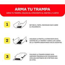 Trampa de pegamento Killmax para cucarachas e insectos rastreros, no tóxica, tabletas atractivas, efectiva, fácil de usar. - 5 piezas - Ver 7