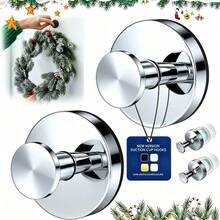 1/2-częściowy, mocny haczyk z przyssawką, montowany na ścianie, na ręczniki, bez wiercenia. Idealny do łazienek i kabin prysznicowych. Wyposażony w technologię próżniowego klejenia, odpowiedni do łazienek i kuchni. Mocuje się bezpiecznie do szkła, luster, płytek i gładkich powierzchni. Wodoodporny i odporny na rdzę. Akcesoria kuchenne, akcesoria łazienkowe, idealne do wieńców bożonarodzeniowych i dekoracji świątecznych. Zdejmuje się bez pozostawiania śladów.