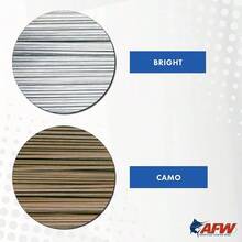 de Acero Inoxidable a Prueba de Dientes - Camuflaje marrón + 85.25 Feet, 218 Pound Test - Ver 4