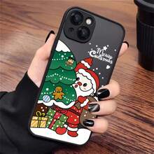 Case Cover Compatible With  15 16 Case  14 16 Pro Max Santa Claus Elk Snowman Christmas Case For  13 12 11 XS X XR 7 8 Plus Cover, Cover Compatible With  17 Case,  17 Pro Case,  17 Pro Max Case