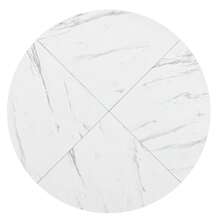 Dining Table Set, Dining Table And Chair Set (5 Piece Set), Modern Simple Round Marble Dining Table And Chair Set, Gold Metal Table Legs + 4 Ergonomic Velvet Chairs, Beige Dining Chairs - Beige - View 7