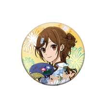 58mm Hatsune Kyoko & Murayama Izumi Anime Merchandise Holographic Shiny Metal Badge - Multicolor - View 7
