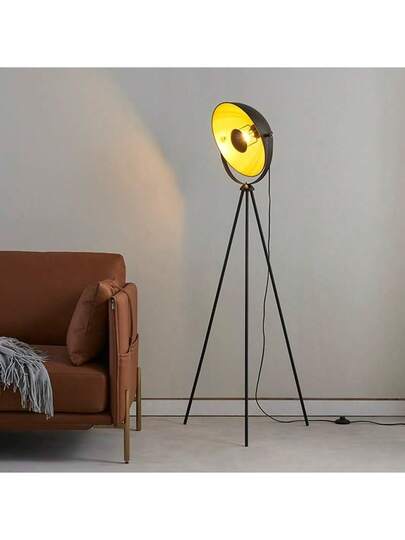 Alpinaluz Tripod Vloer Lamp Aluminum Vintage Moderne Industrial Adjustable Spotlight Retro Satellite Living Room Study E27 view 2