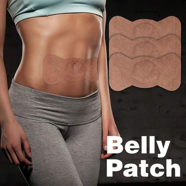 10/20pcs Heat Abdominal Patches, Non-Woven Fabric, Fitness And Sports Post Support