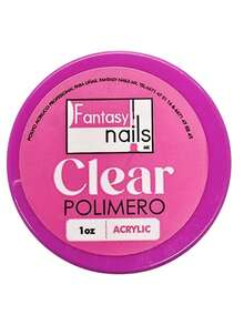 Crystal 1oz - Acrylic Powder Make Cover For Fantasy Nails - 1oz Crystal - View 2