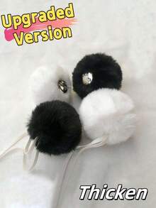 Sensual Bunny Tail, Cute Cosplay Costume Accessories, Gothic Lolita Bunny Tail Plush Ball Decoration, Holiday Party Costume Props, Easter Outfits, Valentine's Day Atmosphere Props, Halloween Accessories, Perfect Holiday Gift