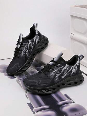 2025 Spring/Summer New Lightweight & Breathable Couples Sports Shoes, Plus Size Men's & Women's Outdoor Casual Sneakers, Running Shoes, Comfortable Hiking Shoes, MD + Herringbone Compound Outsole, Anti-Slip , Soft & Comfortable, Random Asymmetrical Pattern