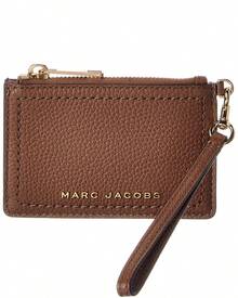 Marc Jacobs Top Zip Leather Wristlet - 棕色 - 查看 2
