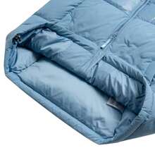 Adidas Men's Outdoor Cotton Padded 3S MID D JKT Down Jacket, Loose Fit Long Style Women's Daily Casual Jogging Lightweight Warm Top KC2481 - Smoky Blue - View 7