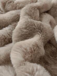 1 pătură de pluș vopsită față-verso, maro cafea, vopsită tie-dye, moale, caldă, din blană artificială de iepure, în stil luxos, pentru utilizare multifuncțională în sufragerie, dormitor și canapea, dimensiunea Queen, Twin, King, luxoasă, pufoasă, lungă, de pluș, aruncă lenjerie de pat, moale și confortabilă, canapele, pături pentru casă, lenjerie de pat pentru școală