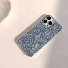 Abstract Floral Geometric Phone Case S25 Ultra S24 S23 S22 S21 FE Plus A52 5G A35 A14 A55 A54 A53 A15 Cover