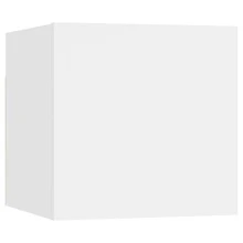 vidaXL 5-teiliges TV-Schrank-Set, Weiß, Holzwerkstoff