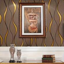 1卷灰色3D波浪纹自粘壁纸，为您的空间增添简约时尚气息。即撕即贴，经久耐用，适用于墙面、台面和家具，自粘可移除，轻松营造清新现代的家居氛围。四季皆宜，壁纸尺寸为17.7英寸x39.3/118.1/196.8/393.7英寸 - 棕色 - 查看 11