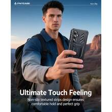 For Samsung Galaxy S25 FE Case Military Grade Drop Proof Protection Mobile Cover With Kickstand Matte Textured Rugged Shockproof TPU Protective Sturdy Phone Case Black - 黑色 - 查看 8