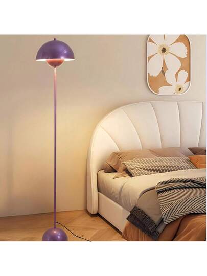 Alpinaluz Nordic Vloer Lamp Paars Inspiration "Flowerpot" Parabolic Base E27 Socket Living Room Dining Bedroom view 7