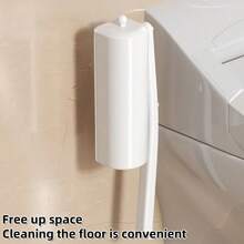 Disposable Toilet Brush, Efficient Cleaning Household Gadget, Wall-Mounted With Replaceable Heads, Effective For Cleaning Toilet