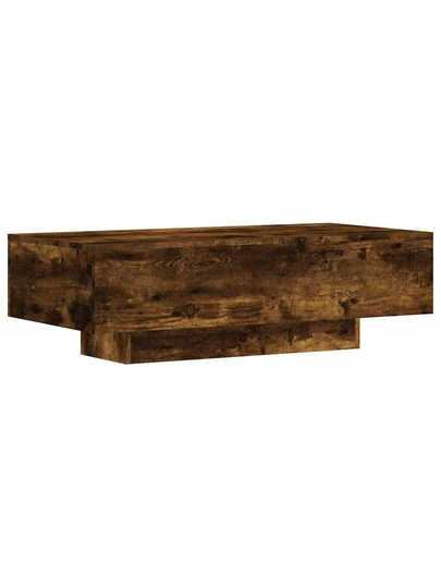 VidaXL Coffee Tafel 100x49.5x31 Cm Processed Wood Smoked Oak view 7