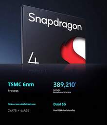 Xiaomi Redmi Note12 Nuevo Smartphone 5G, Snapdragon 4 de 1ª generación, control remoto infrarrojo, gran capacidad de batería de 5000mAh de larga duración, alta relación calidad-precio por debajo de 1000 yuanes - Azul - Ver 8