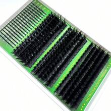 390/340/330pcs Individual Lashes Cluster Eyelash Extensions, 4 Styles Mix Tray 5D Fluffy Lash Clusters Thick Cluster Eyelashes Extensions Large-Capacity Cluster False Eyelashes, Lashes Eyelash Extensions Wispy For Self Application At Home - Black - View 17