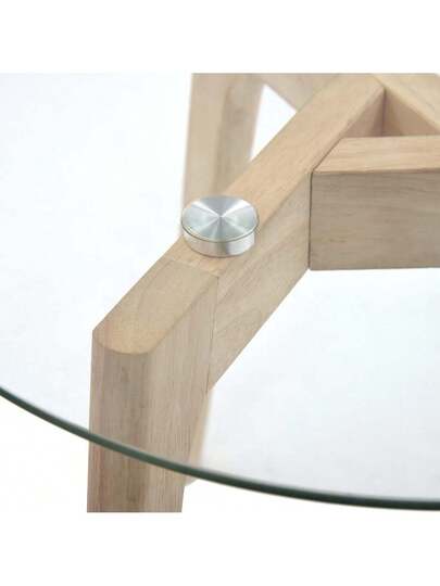 VidaXL Piece Side Tafel Set Tempered Glass view 8