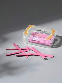 BLACKWINGS 1000pcs Eyelash Curling Papers, Keratin Eyelash Perming Silicone Mold, Eyelash Curler, Eyelash Lift Perm Solution, Eyelash Curling Tools Set, Silicone Eyelash Curler, Eyelash Lift Rod, Makeup Beauty Tools, Reusable Eyelash Lift Pads - Multicolor - View 9